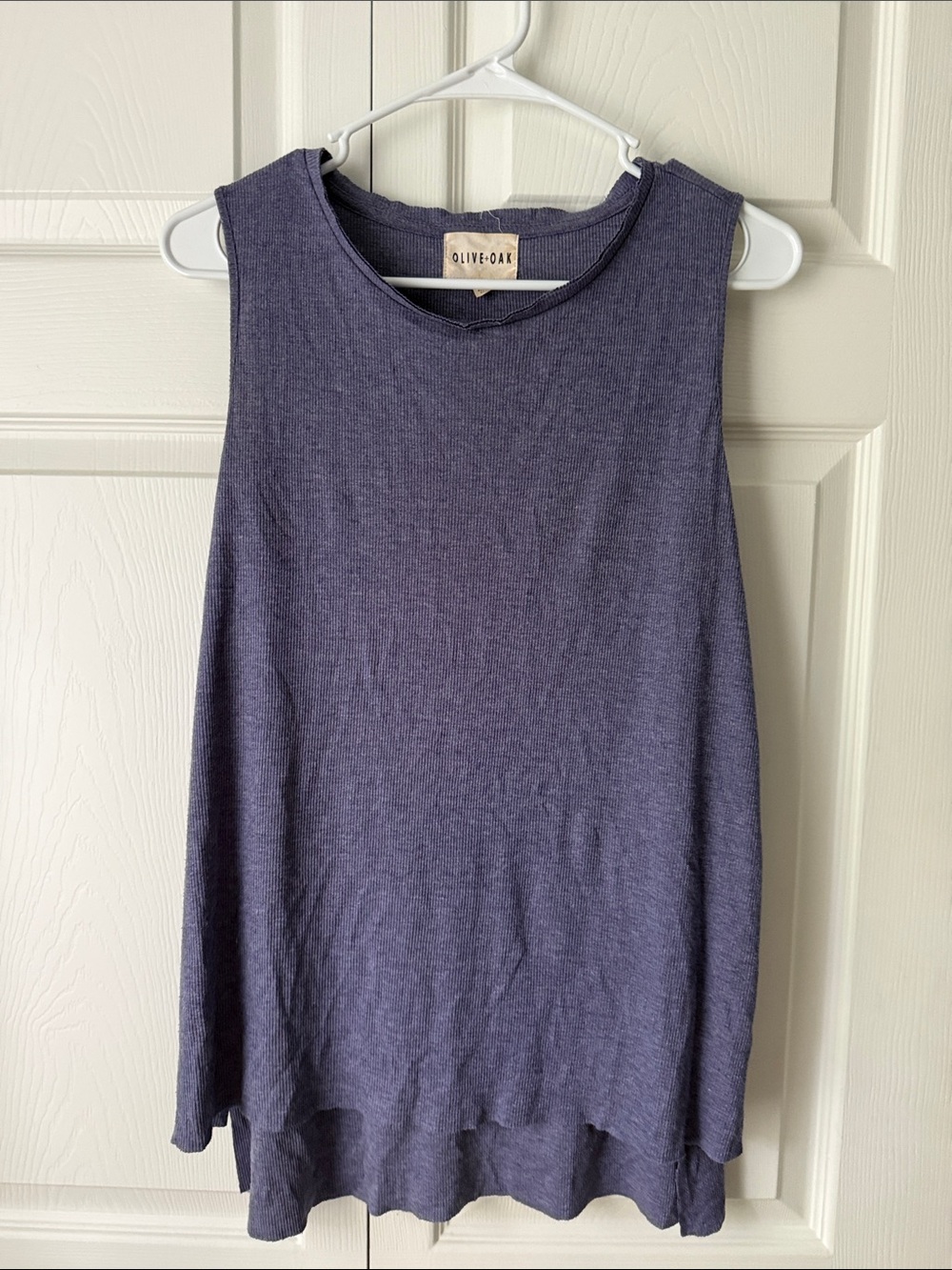 Olive & Oak Heathered Purple Tank Top